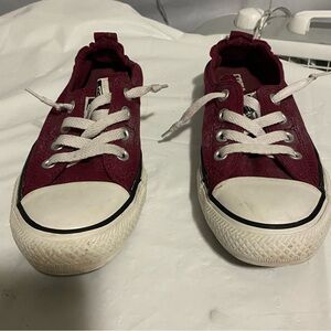 Classic Burgundy Kids Sneakers